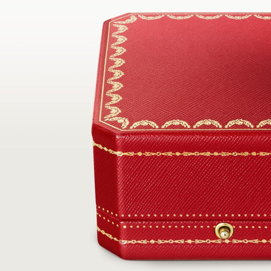panthère de cartier ohrringe onyx großes modell mit pavé-fassung