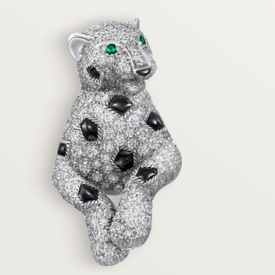 panthère de cartier ohrringe gepflastert
