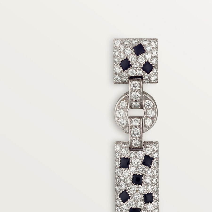 panthère de cartier ohrringe smaragde pavé