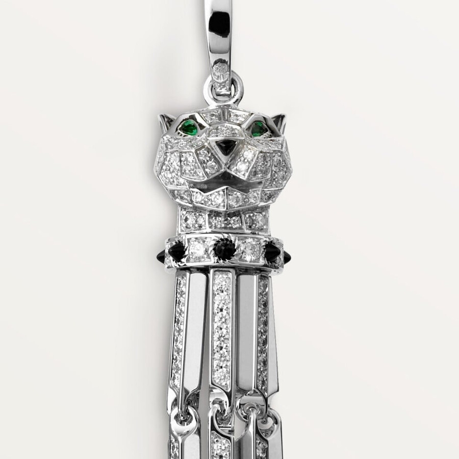 panthère de cartier ohrringe kleines modell mit pavé-fassung
