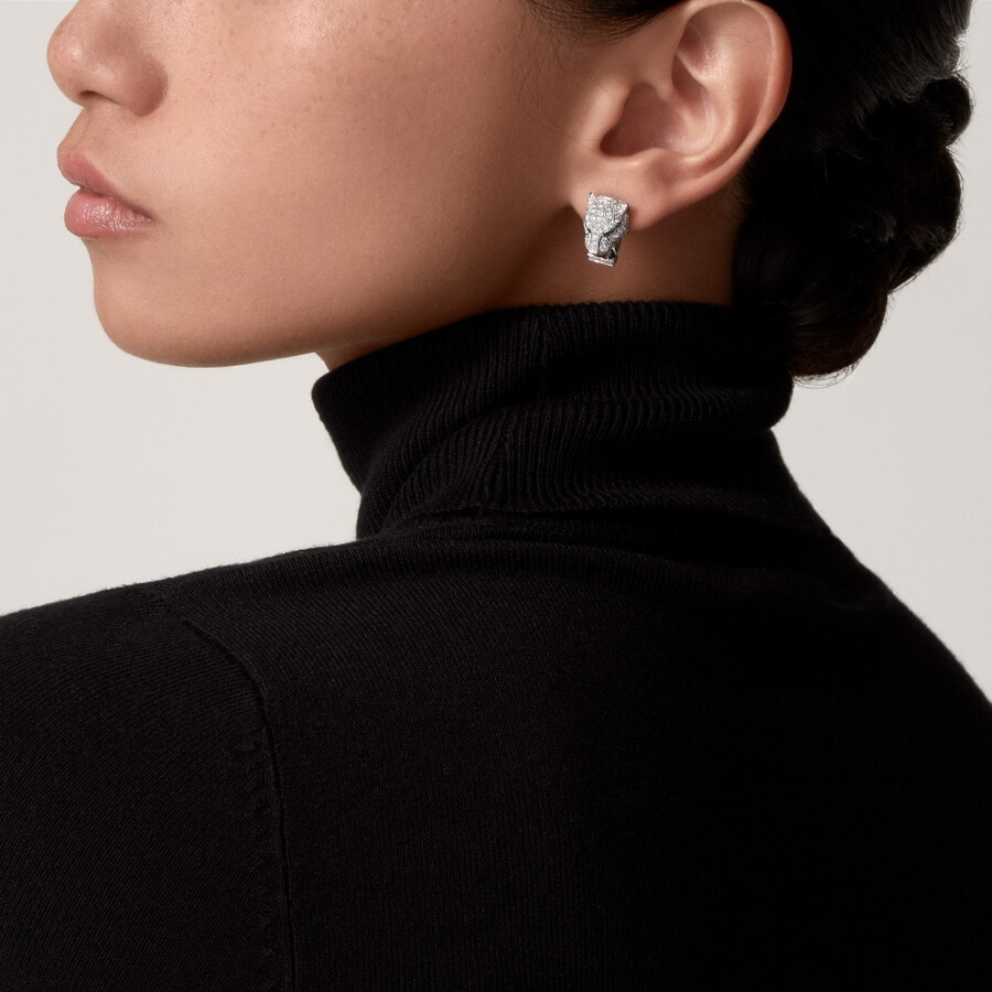 panthère de cartier ohrringe gepflastert