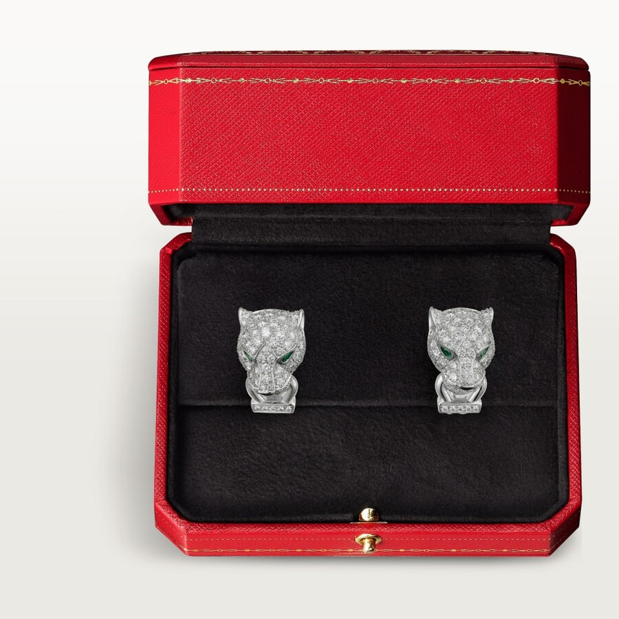 panthère de cartier ohrringe gepflastert