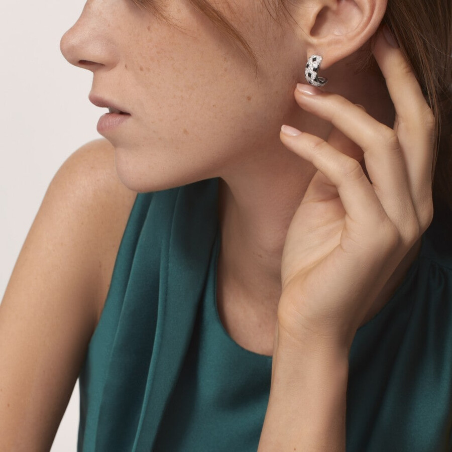 panthère de cartier ohrringe gepflastert