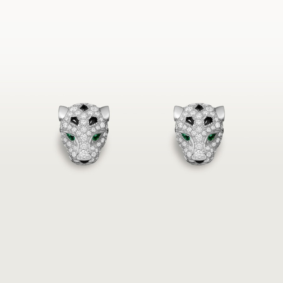 panthère de cartier ohrstecker gepflastert