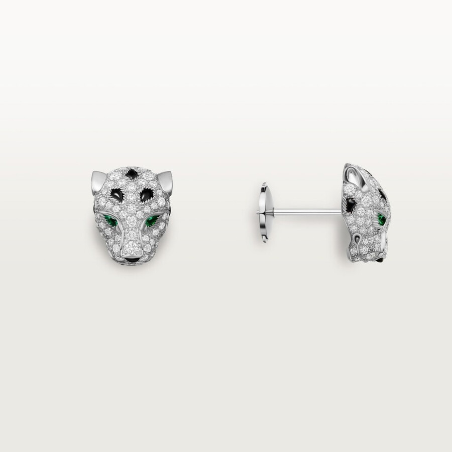 panthère de cartier ohrstecker gepflastert
