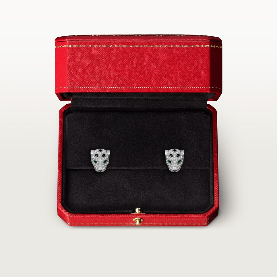panthère de cartier ohrstecker gepflastert