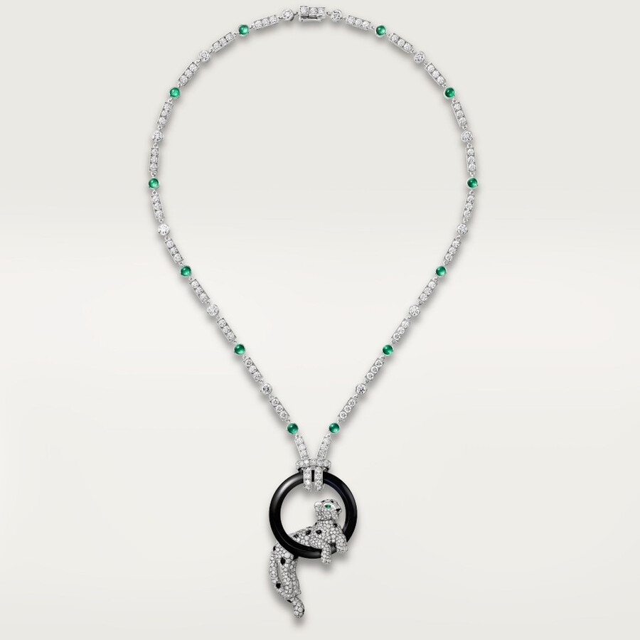 panthère de cartier-halskette gepflastert