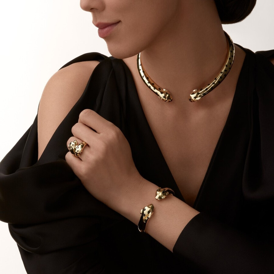 panthère de cartier drehmoment-halskette beweglich