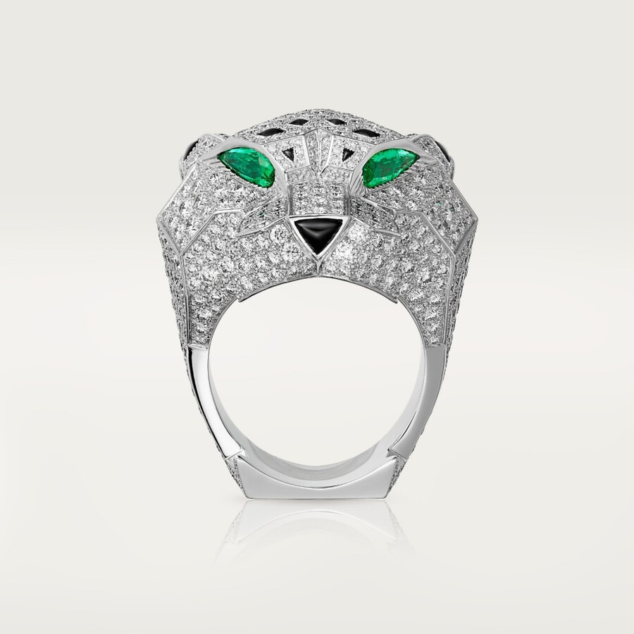 cartier panthère ring mit pavé-fassung