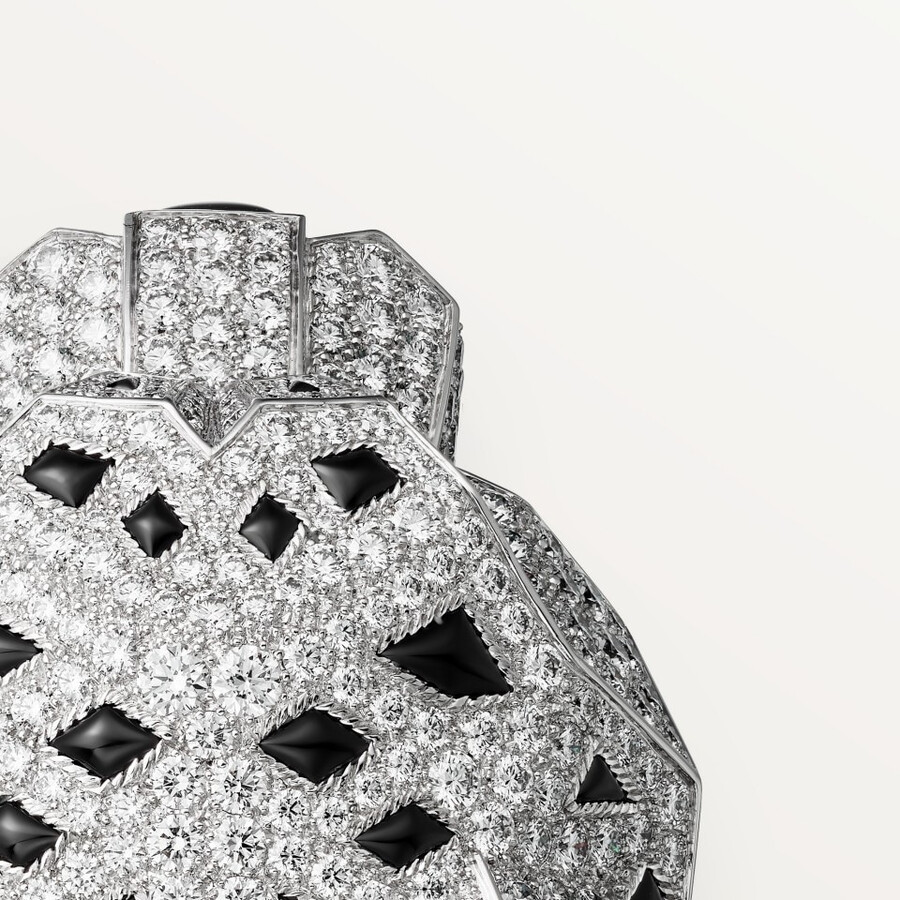 cartier panthère ring mit pavé-fassung