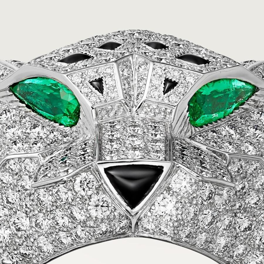 cartier panthère ring mit pavé-fassung