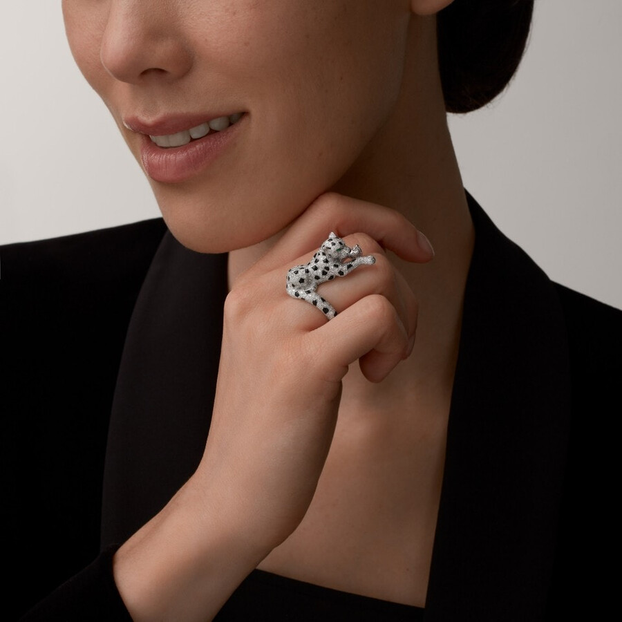 panthère de cartier-ring diamant im brillantschliff pavé