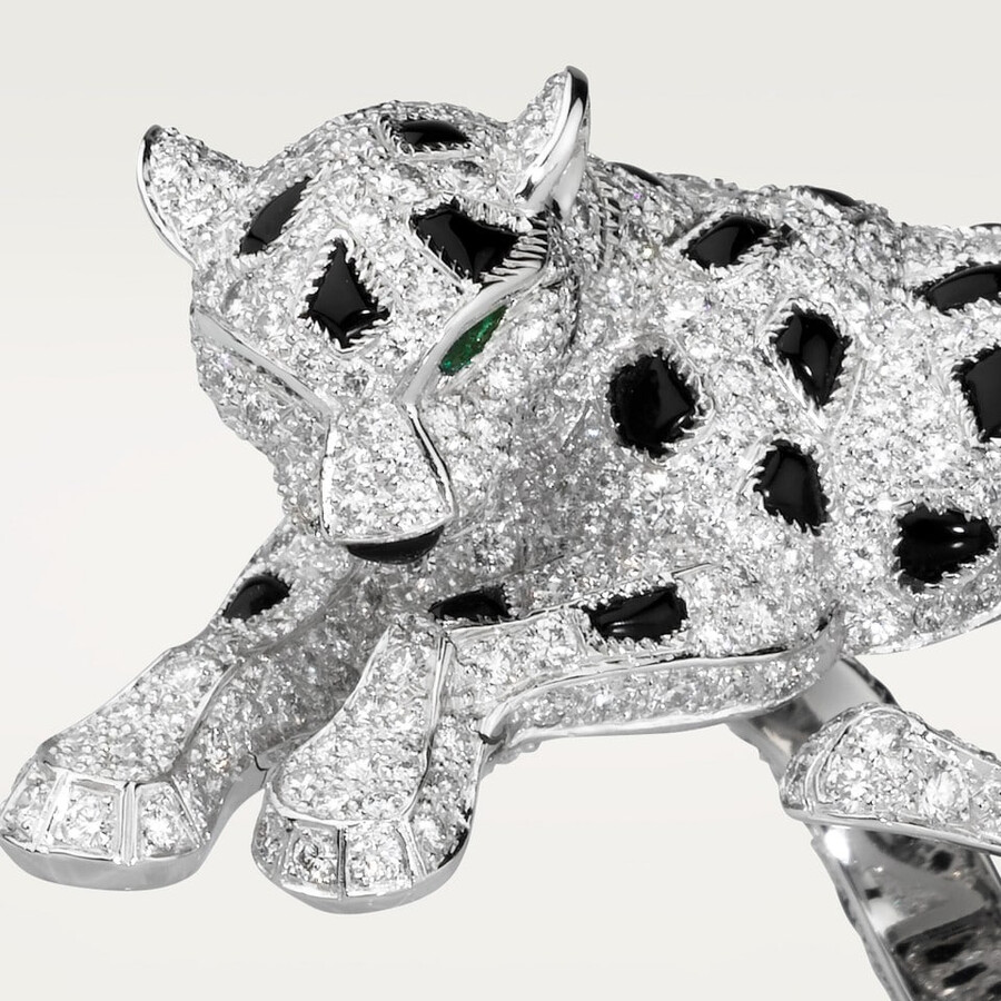 cartier panthère ring mit pavé-fassung
