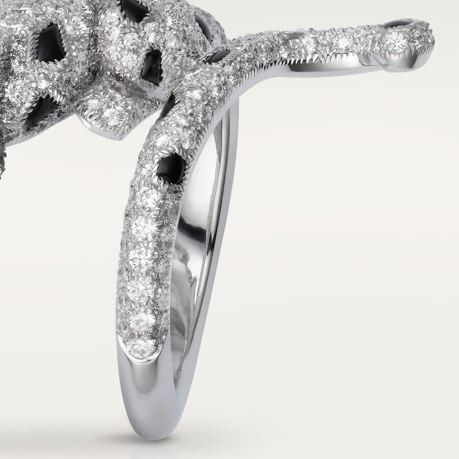 cartier panthère ring mit pavé-fassung
