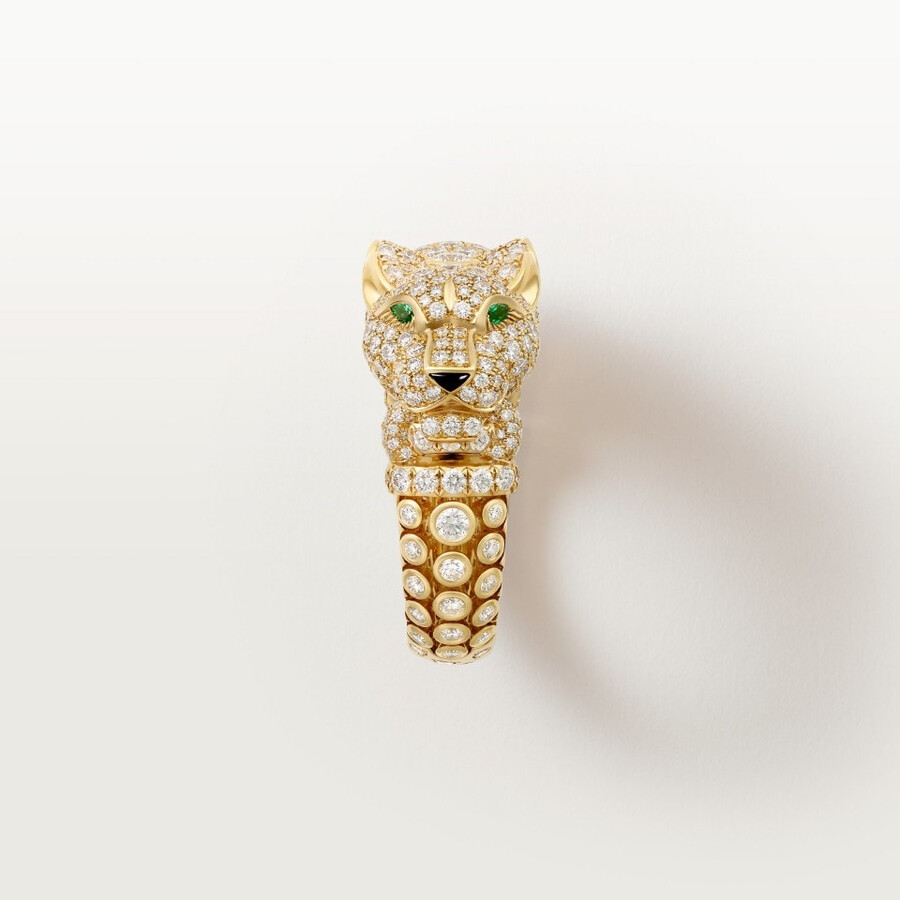 cartier panthère ring mit pavé-fassung