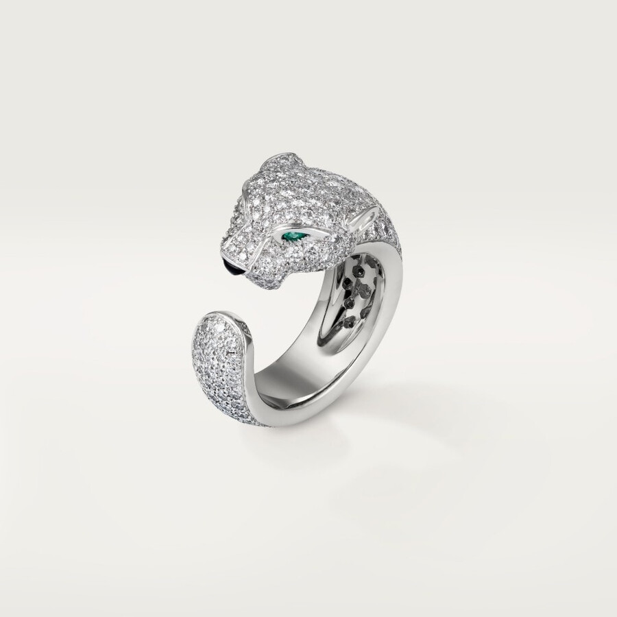 panthère de cartier-ring mittleres modell pavé