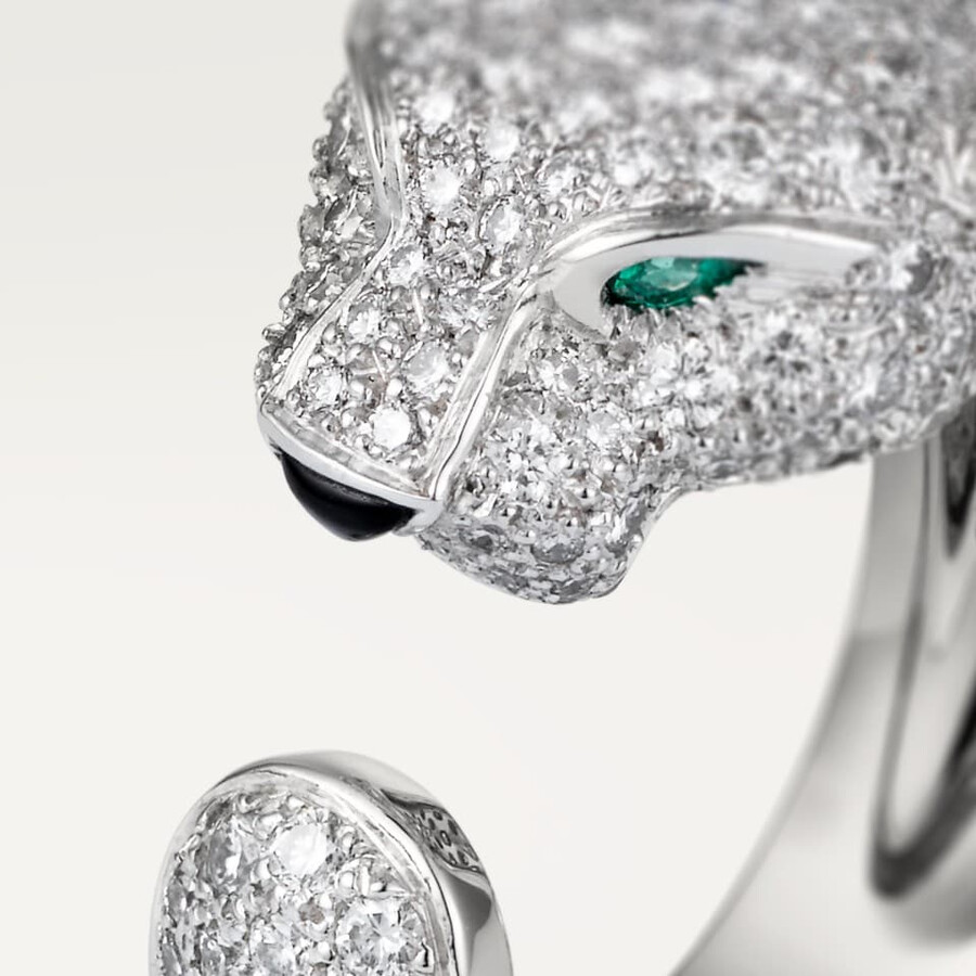 panthère de cartier-ring mittleres modell pavé
