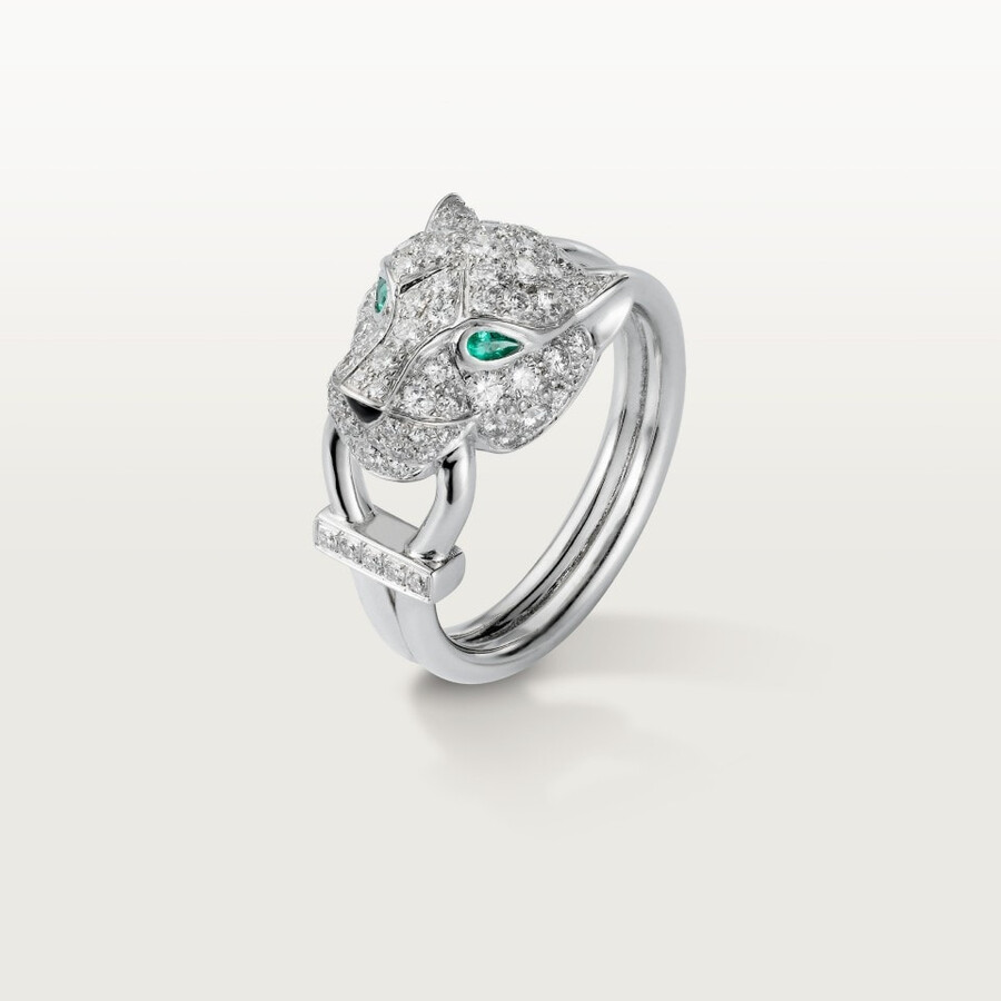 cartier panthère ring mit pavé-fassung