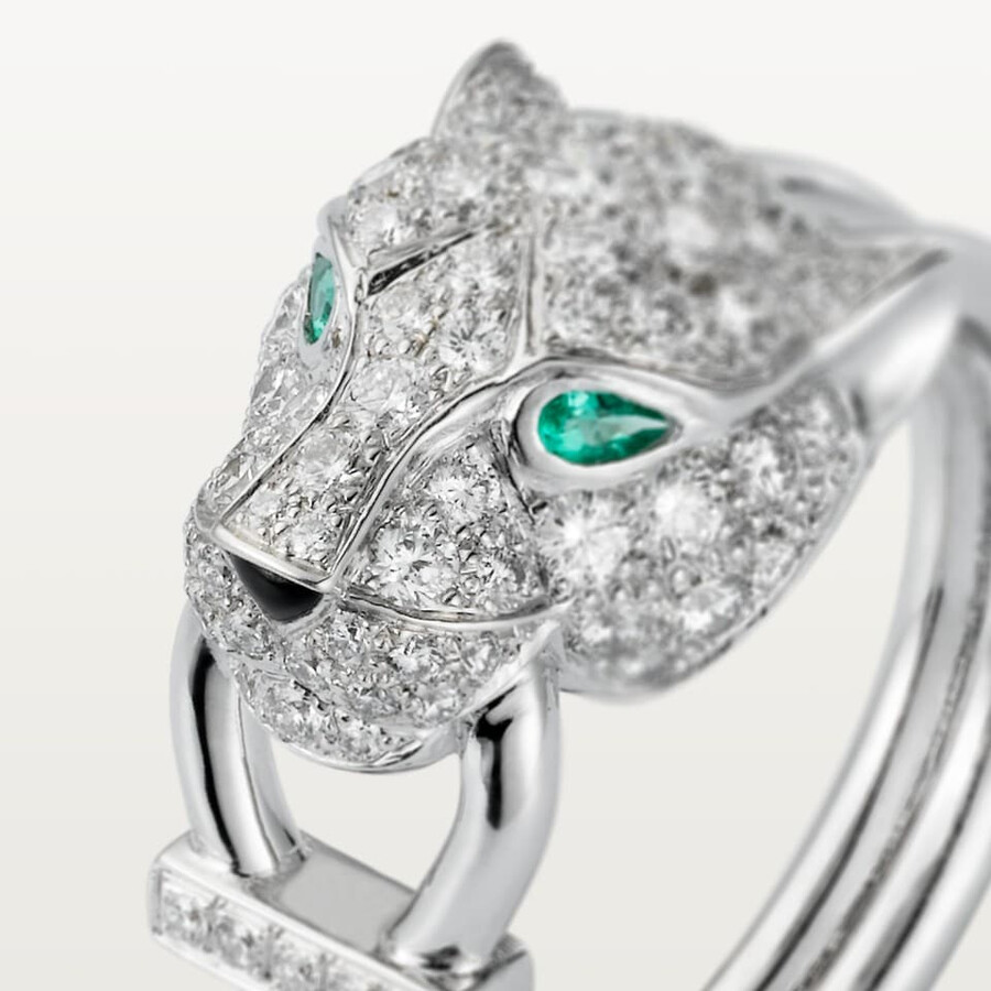 cartier panthère ring mit pavé-fassung