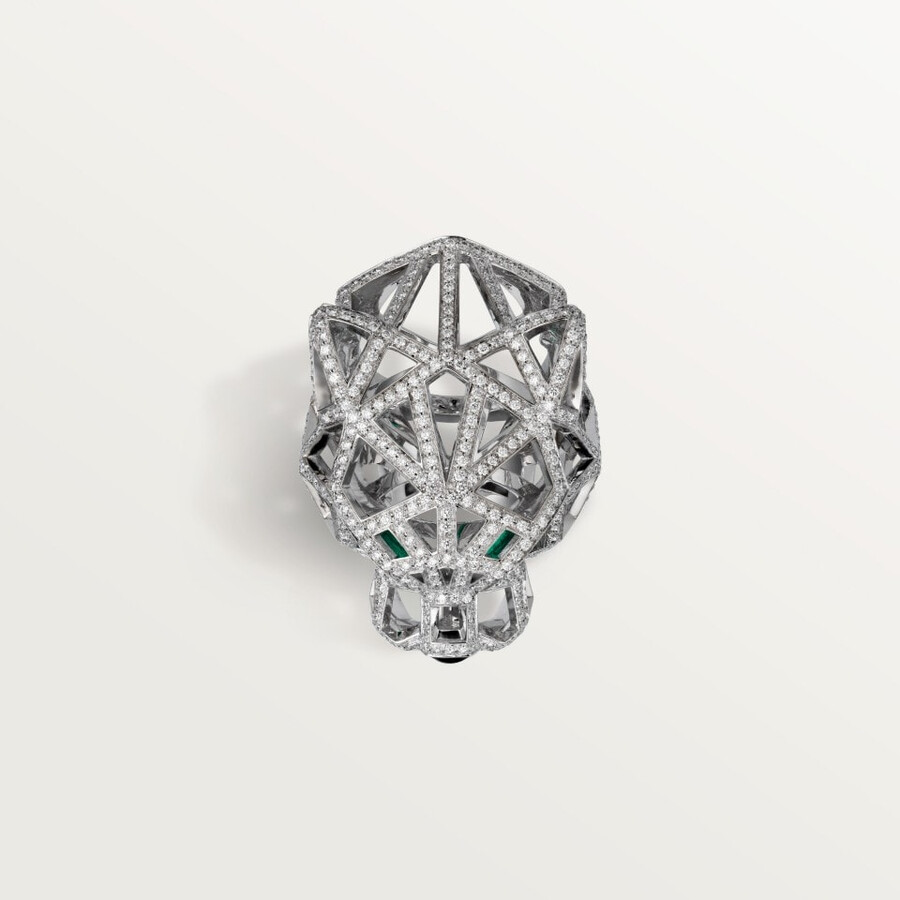 cartier panthère ring mit pavé-fassung
