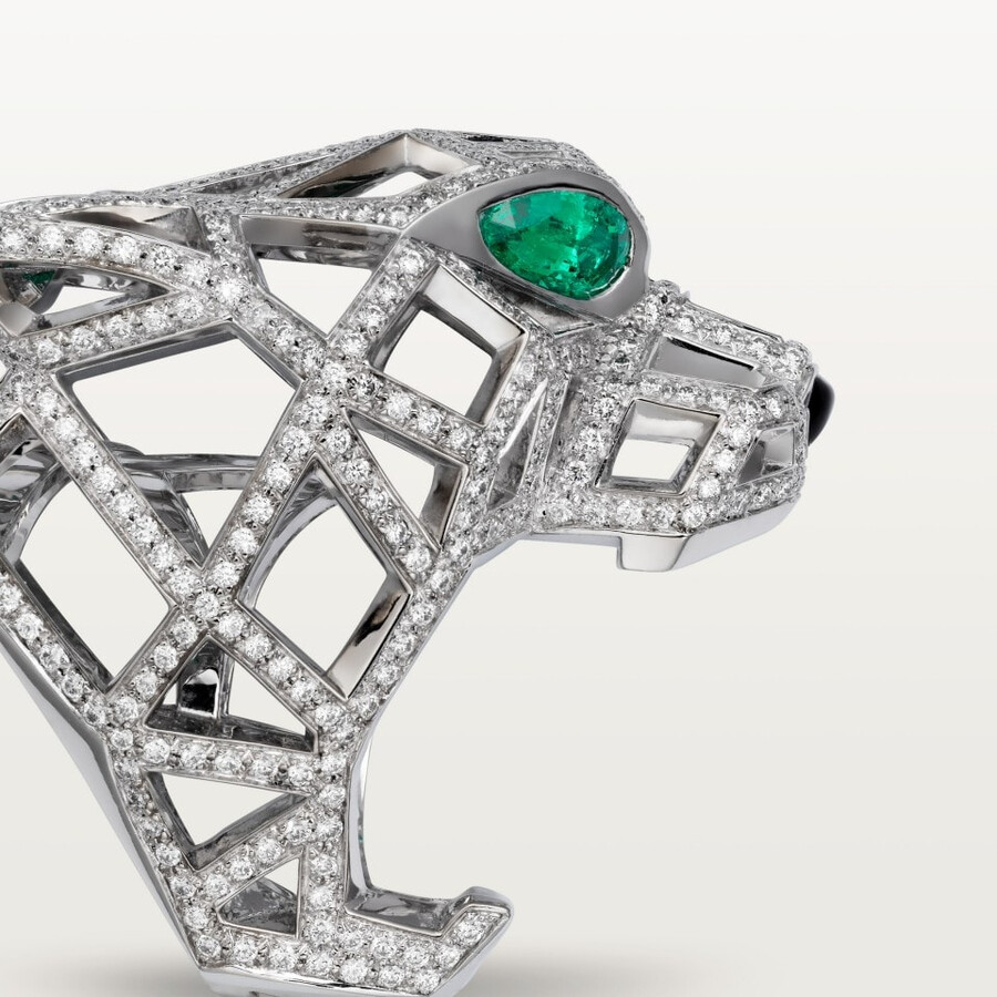 cartier panthère ring mit pavé-fassung