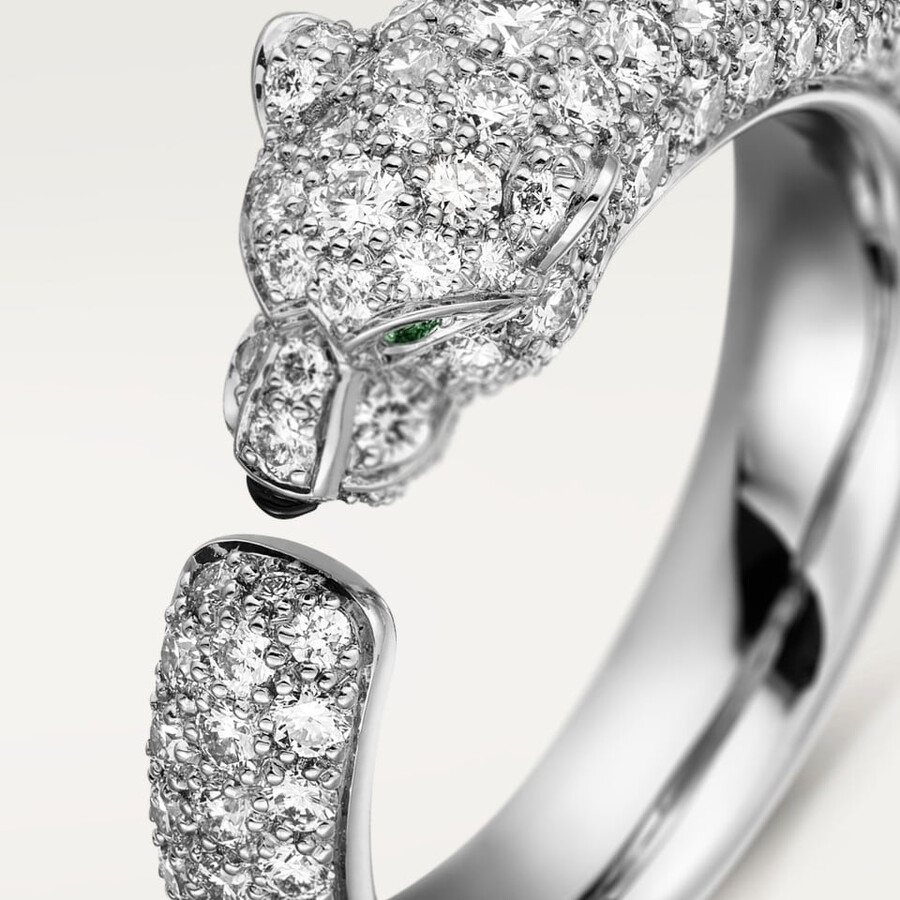 panthère de cartier ring kleines modell pavé
