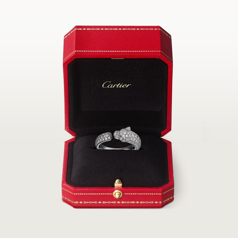 panthère de cartier ring kleines modell pavé