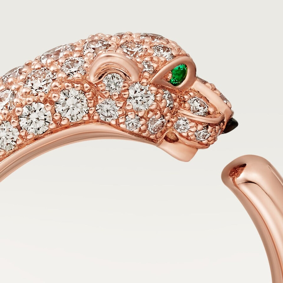 panthère de cartier ring kleines modell halbpavé