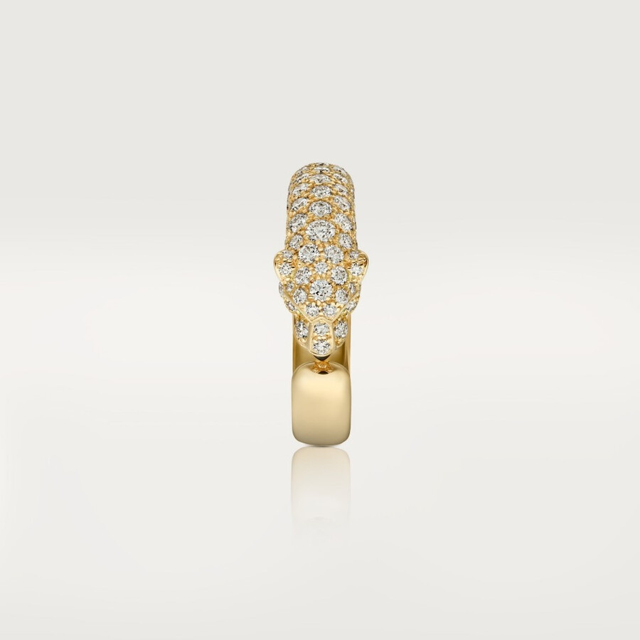 panthère de cartier ring kleines modell halbpavé