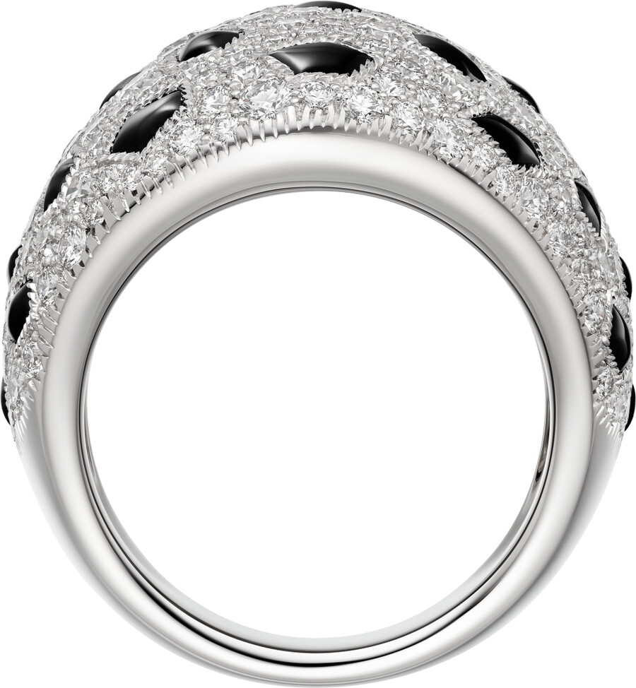 cartier panthère ring mit pavé-fassung