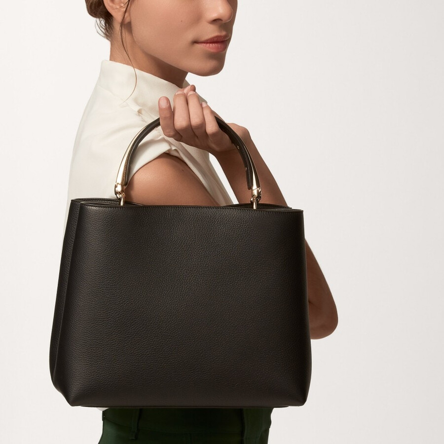 mittelgroße henkeltasche panther double