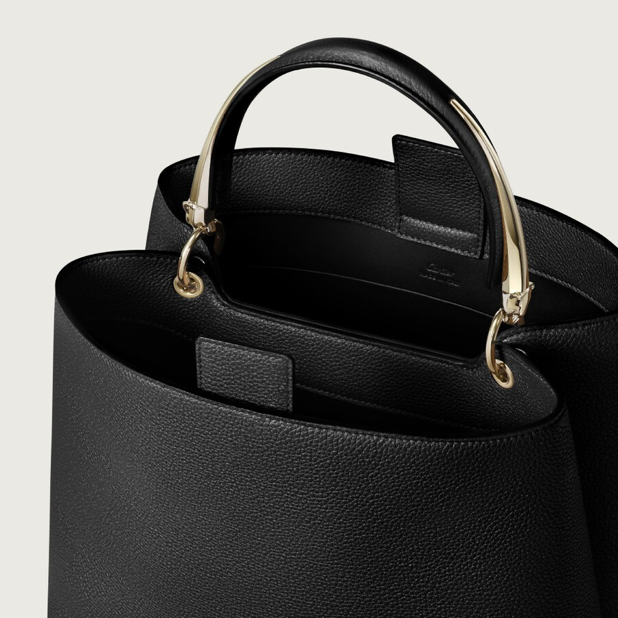mittelgroße henkeltasche panther double