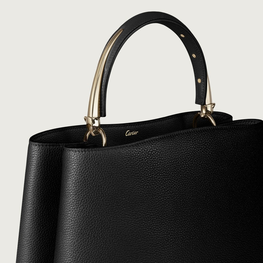 mittelgroße henkeltasche panther double