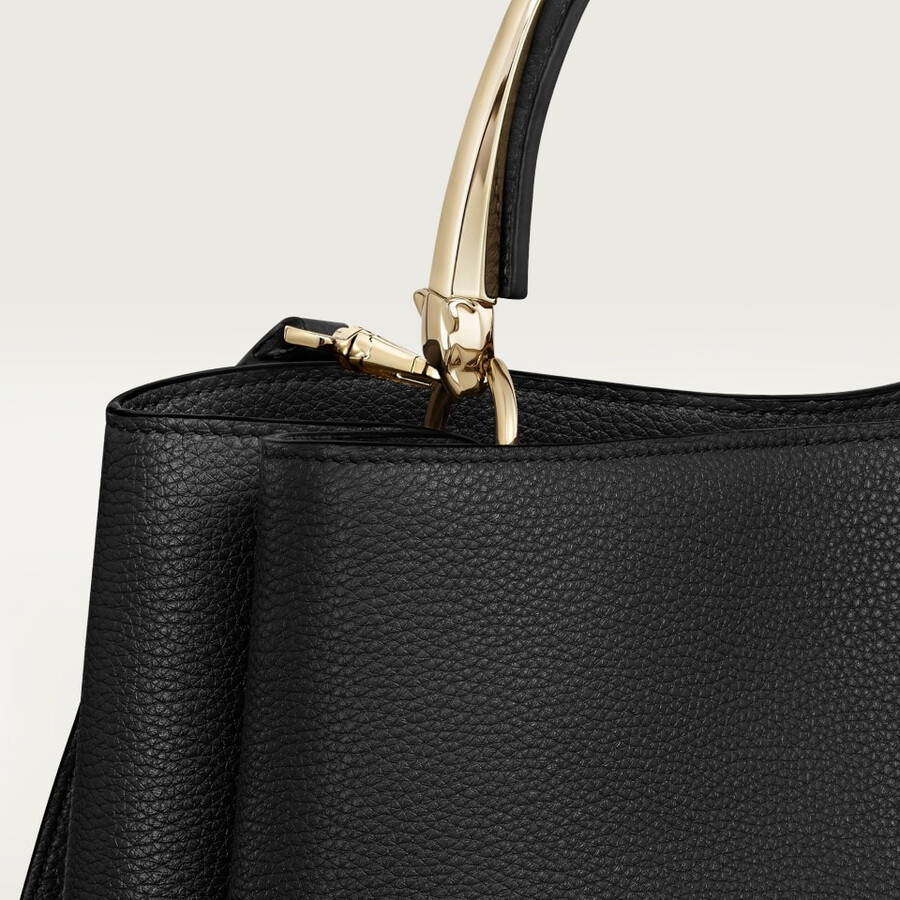 mittelgroße henkeltasche panther double