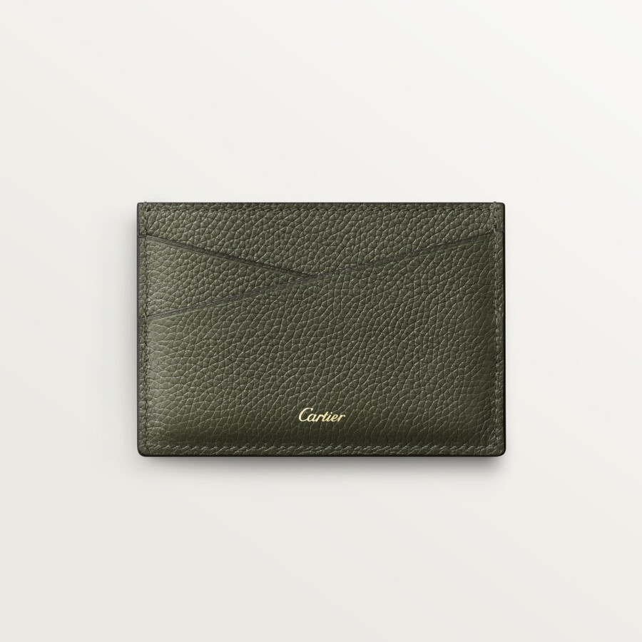 schlichtes kartenetui panthère graphique de cartier