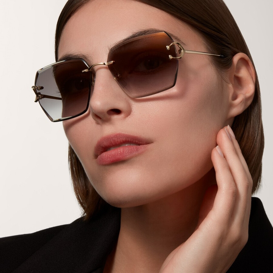 sonnenbrille klassisches c de cartier-motiv