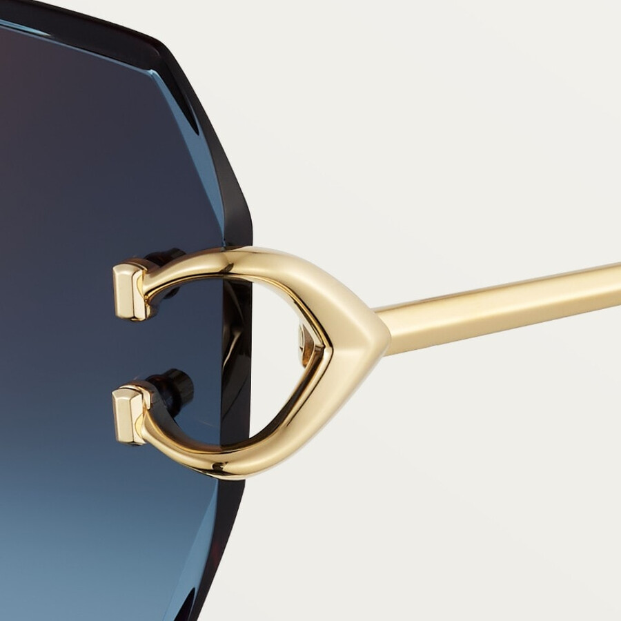 sonnenbrille klassisches c de cartier-motiv