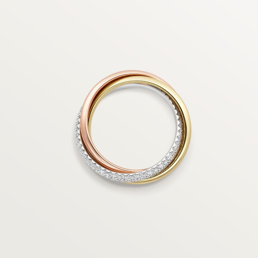 trinity-ring klassisches modell halbpavé