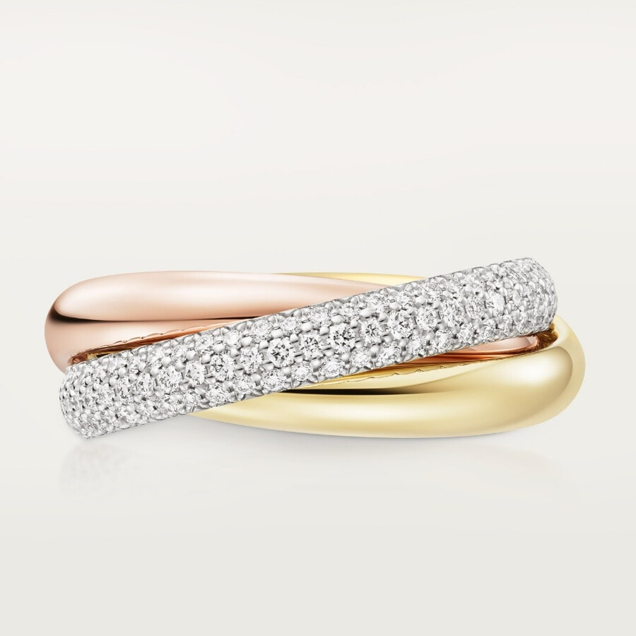 trinity-ring klassisches modell halbpavé