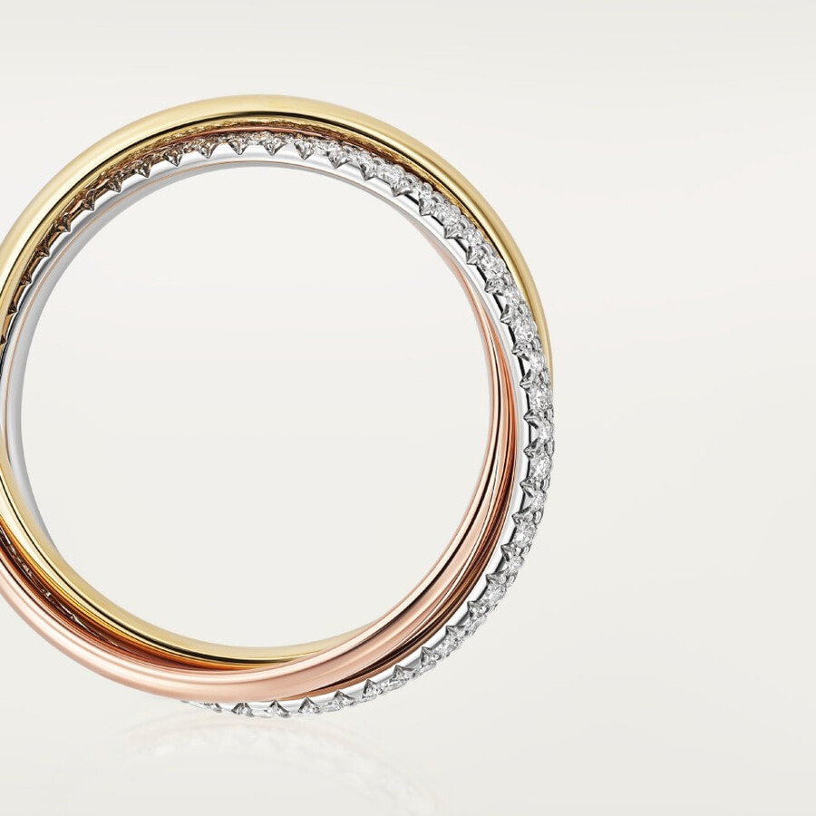 trinity-ring klassisches modell halbpavé