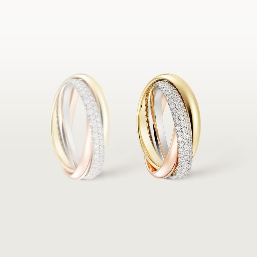 trinity-ring klassisches modell halbpavé
