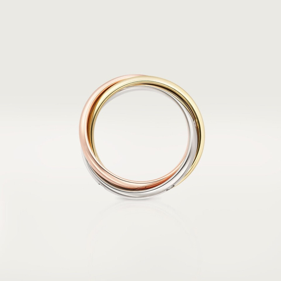 trinity-ring klassisches modell 5 diamanten