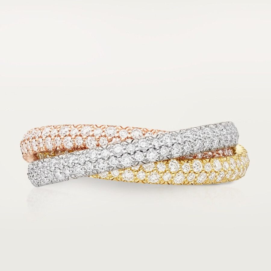trinity-ring kleines modell gepflastert
