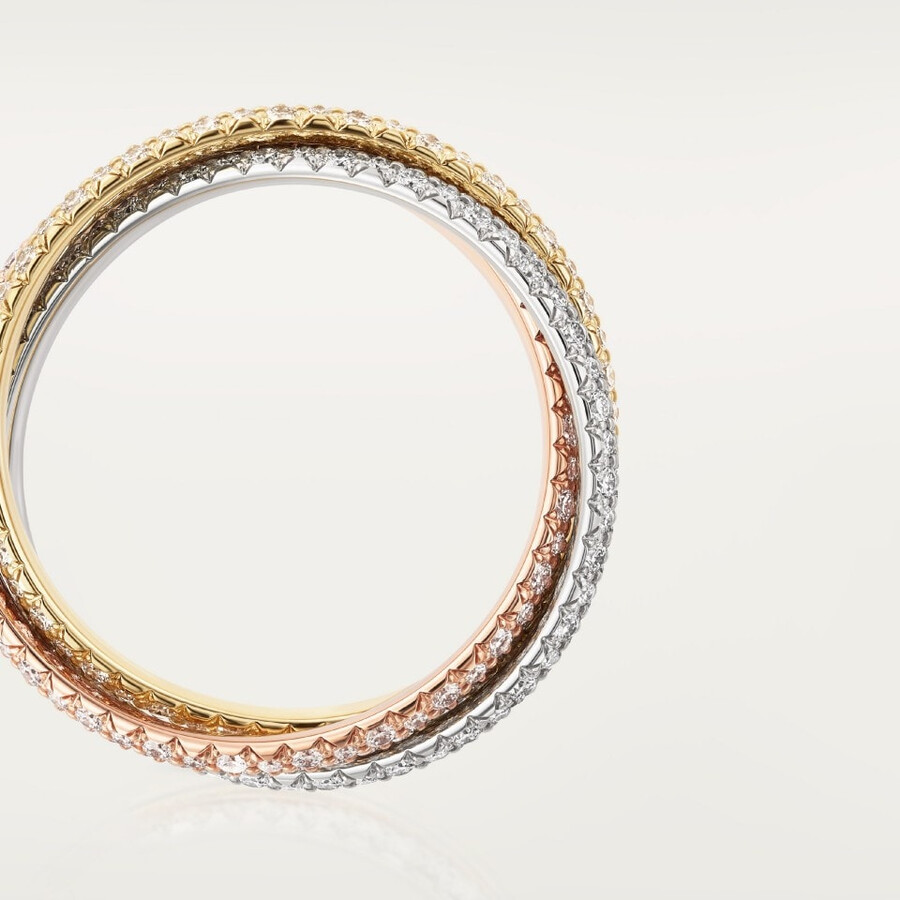 trinity-ring kleines modell gepflastert