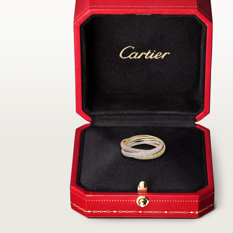 trinity-ring kleines modell gepflastert
