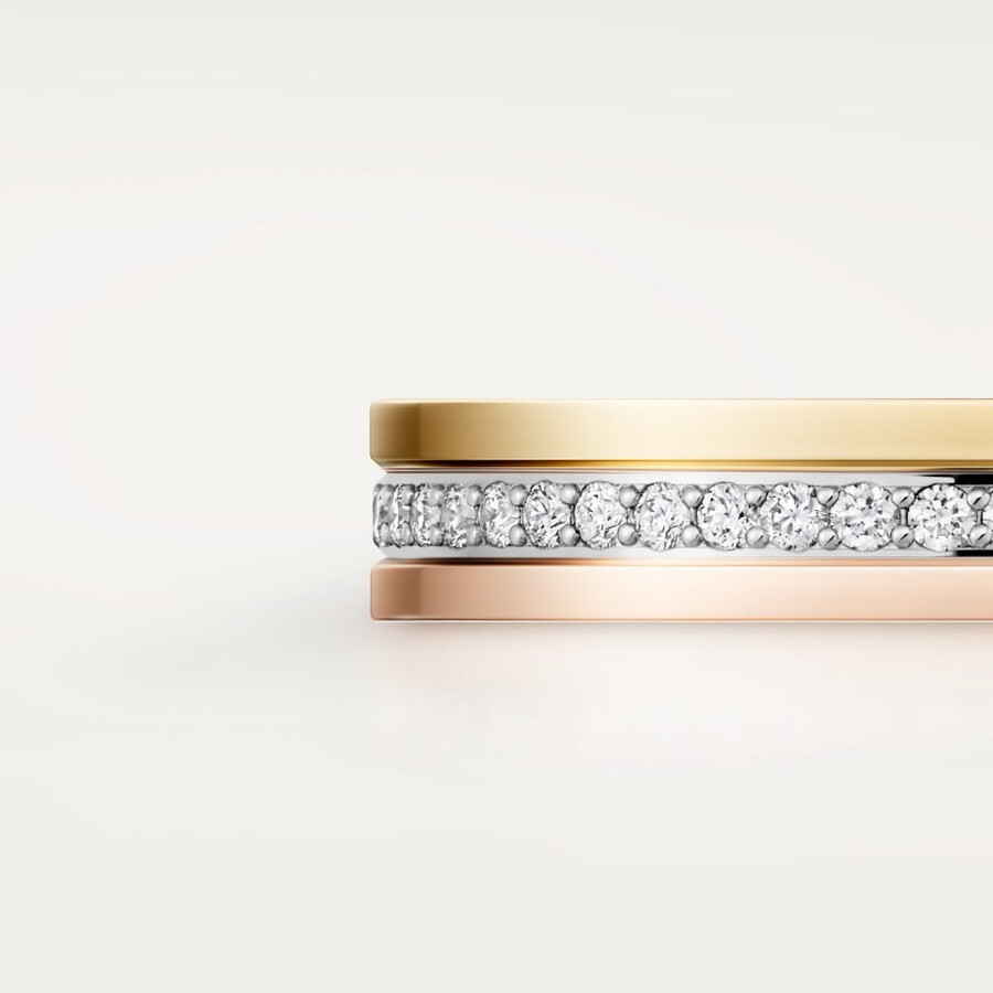 vendome louis cartier ehering 35 mm breit mit pavé-fassung