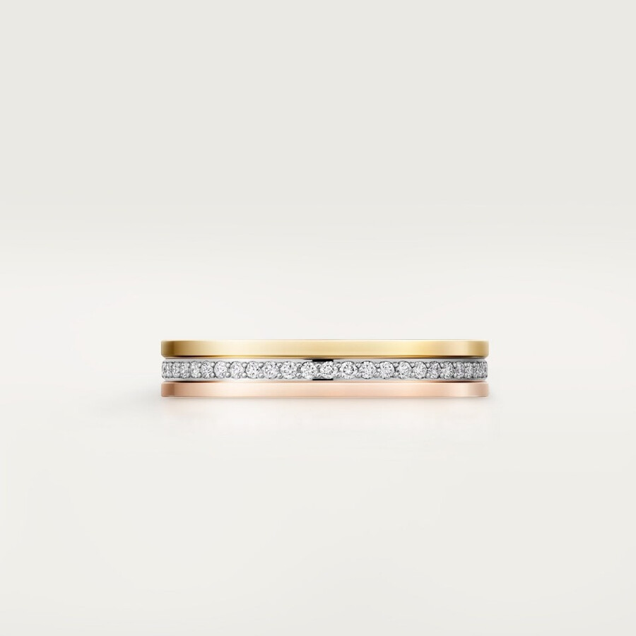 vendome louis cartier ehering 35 mm breit mit pavé-fassung