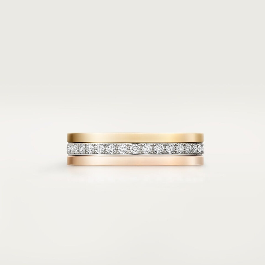 vendome louis cartier ehering 48 mm breit mit pavé-fassung